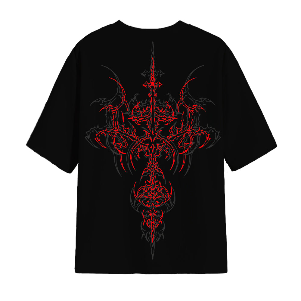 GOOD SPIDER - OVERSIZED (BLACK RED )