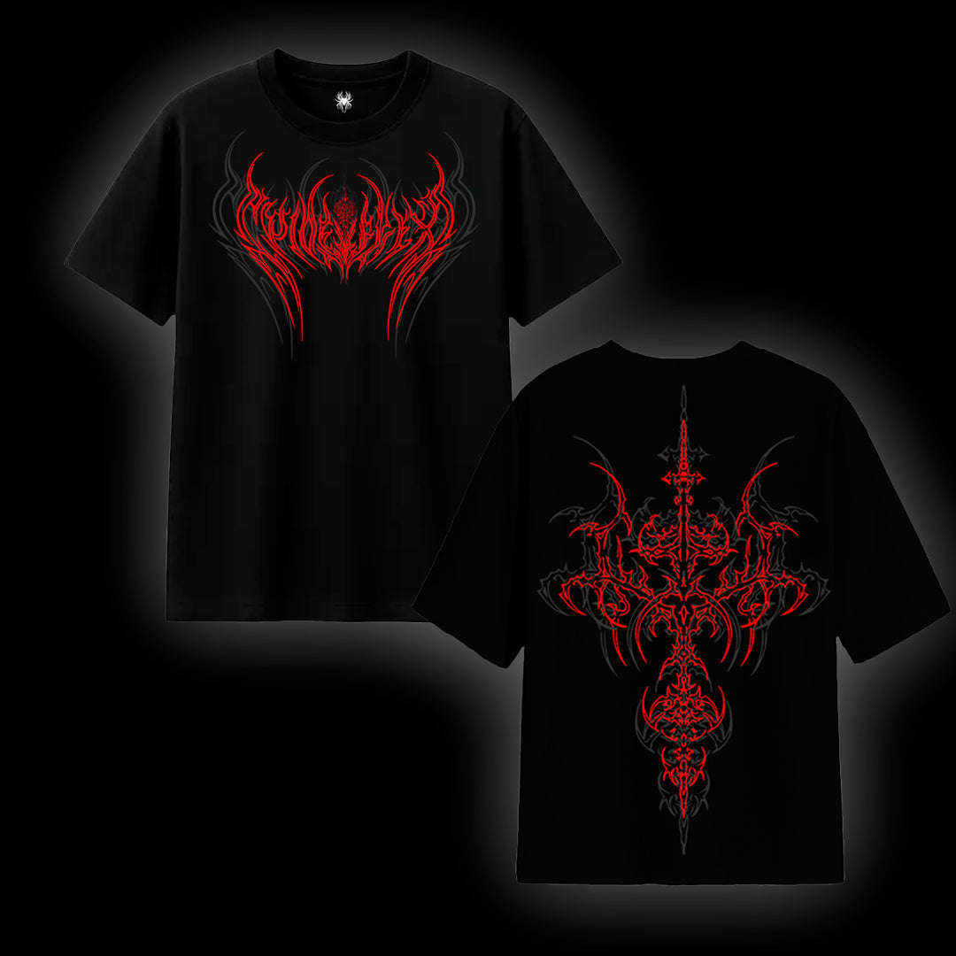 GOOD SPIDER - OVERSIZED (BLACK RED )