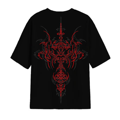 GOOD SPIDER - OVERSIZED (BLACK RED )