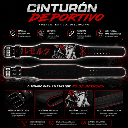 Cinturón de Powerlift Berserk Manga