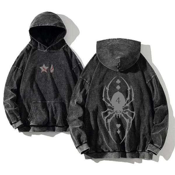 Hoodie - Gotic spider